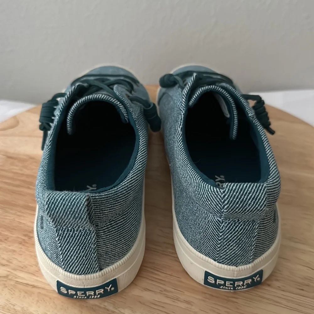 Sperry Crest Vibes Washed Twill Slip-On Sneakers - Picture 4 of 6